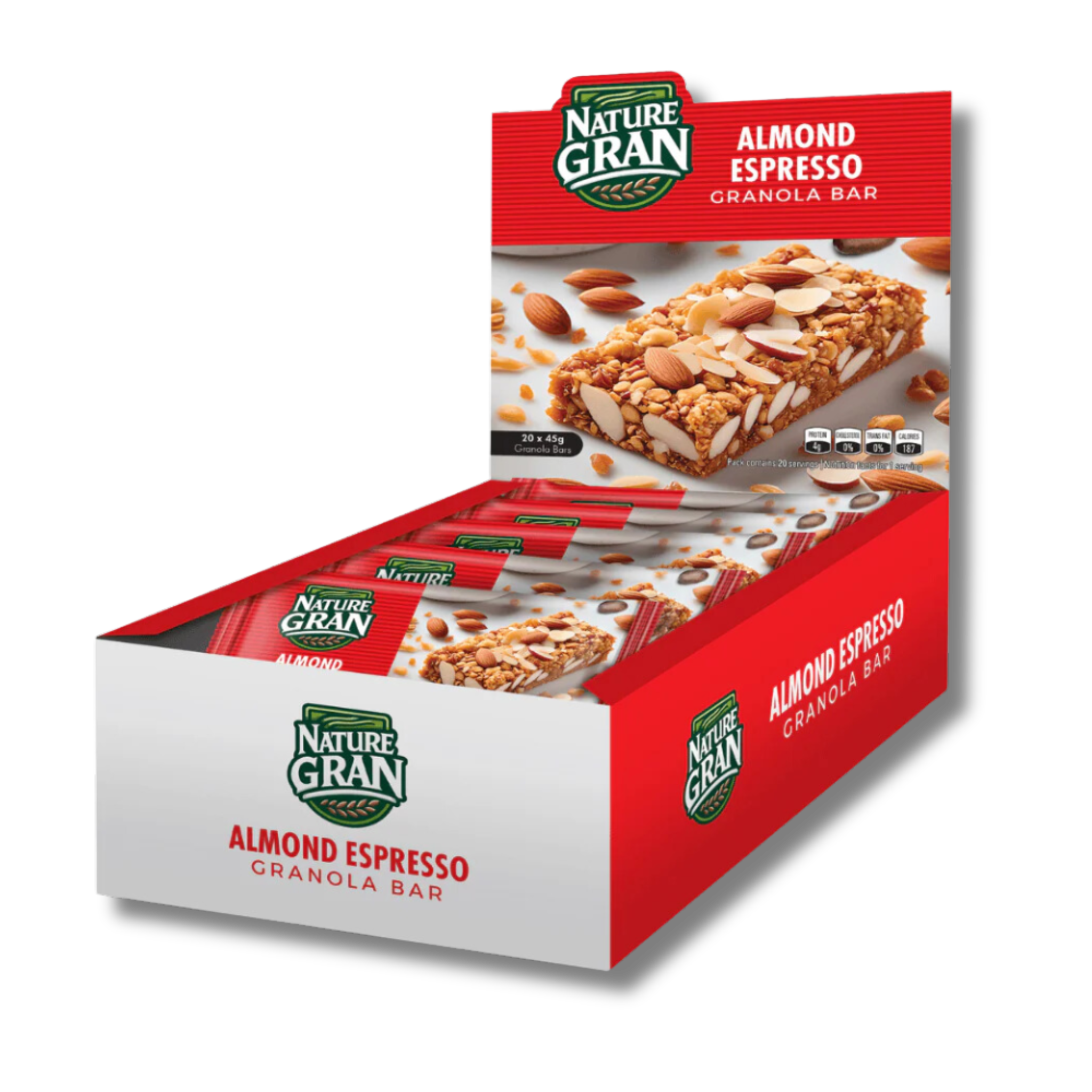 Almond Granola Bar Box 20 Cereal Bars Charming Snacks Bar Nature Gran Almond Granola Bar Box 20 Cereal Bars Charming Snacks Bar Nature Gran