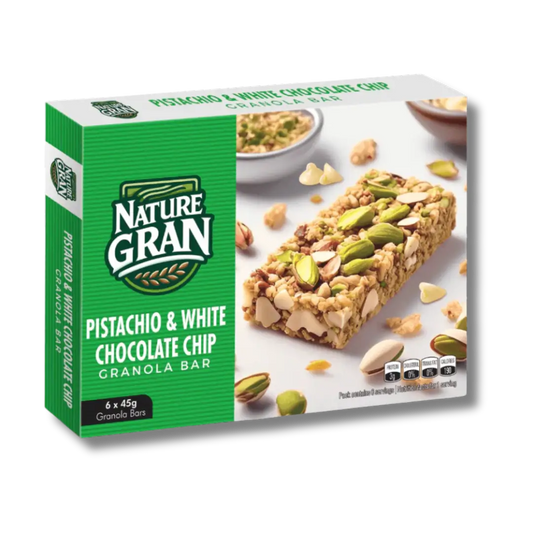 Pistachio & White Chocolate Chip 6 Bar Box